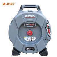 Machine de nettoyage de canalisations portable AMJET K9-204, nettoyeur de tuyaux de 50-200 mm, déboucheur à 3 chaînes pour égouts et canalisations
