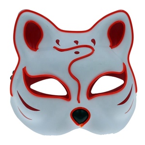 Muestra gratis Cosplay Led máscara de fiesta de <span class=keywords><strong>Carnaval</strong></span> de Halloween completa de máscaras - Product Image 2