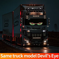 HYNBYZJ Nouveau Design Devil Eyes Led Matrix Panel Eye Lamp Soft Display Screen Window Programmable Flexible for Truck Cars