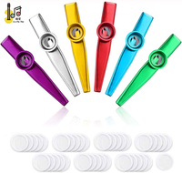 Private Christmas Children Adult Party Music Beginner Instrument Originated From Africa Metal Kazoo Simple Worldwide Sale