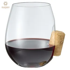 Индивидуальные подарочные изделия из хрустального стекла, бокалы для вина, закупоренные бокалы для вина, стакан для питья, стеклянная посуда для коктейля, виски, водки