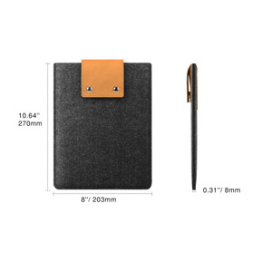 Felt <b>tablet</b> <b>bag</b>/protective cover, custom-made minimalist <b>tablet</b> <b>bag</b>/A4 document <b>bag</b>, multi-functional digital storage <b>bag</b>. - Product Image 2