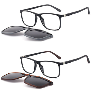 Gafas de sol magnéticas TR90 para hombre y mujer, lentes de sol con Clip, con logotipo personalizado, fabricante, novedad de <span class=keywords><strong>2023</strong></span> - Product Image 1