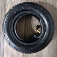إطارات مطاطية طبيعية إطار مطاطي 175x50 يناسب لوح التزلج الكهربائي سكوتر الأمامي/العجلات الخلفية مقاس 7 بوصة