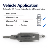 Offre Spéciale LISHI DWO4R 2-en-1 Outil de Déverrouillage et Décodeur Automatique en Acier Inoxydable pour Coupe de Clés par Code, Outil de Qualité Serrurier V.2