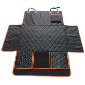 Housse de siège auto pour animaux de compagnie <span class=keywords><strong>MUSE</strong></span> en polyester Oxford respirant et imperméable, durable, pliable, extensible pour siège arrière, toutes saisons - Product Image 3