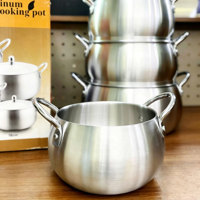 Batterie de cuisine en aluminium épaissi de 10 pièces, grande capacité, avec couvercles, casseroles et faitouts pour la cuisine, pot à soupe QQ