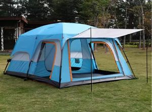 Tente de camping familiale de luxe pliable en tissu Oxford 210D pour le camping, le glamping et les activités de plein air - Product Image 4