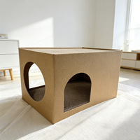Lit pour chat, jouet pour chat, jouets d'entretenissement anti-chute de poils, fournitures pour animaux de compagnie, griffoir en carton pour chat, griffoir pour chat