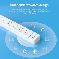 Stop Kontak Listrik Inggris BS, Kabel Ekstensi, Papan Pelindung Lonjakan Arus, Stop Kontak dengan USB Tipe-C, Kustomisasi Pabrik