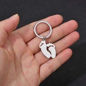 <b>Custom</b> <b>Keychain</b> Blank Sublimation Laser Engrave Stainless Steel Keyring Promotional Key Ring Foot Dog Paw Heart Metal Key Chains - Product Image 6