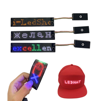 Mini panel de iluminación LED flexible ultrafino, aplicación inteligente, pantalla LED suave dinámica programable para bolsas de máscara de sombrero, pantalla publicitaria