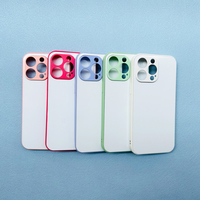 Pour iphone 15 14 étui de protection Tpu Sublimation blancs presse à chaud 2d couverture de téléphone en caoutchouc pour Samsung S23 A54