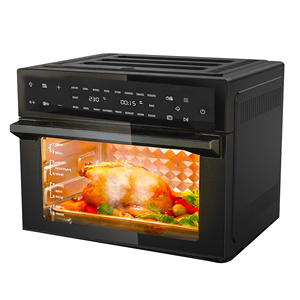 <span class=keywords><strong>Horno</strong></span> Freidora de Aire de 1800W y 30L de Gran Capacidad con 18 Ajustes Preestablecidos, Función de Vapor, <span class=keywords><strong>Horno</strong></span> Tostador Multifuncional de Convección <span class=keywords><strong>para</strong></span> <span class=keywords><strong>Cocina</strong></span> Doméstica - Product Image 1