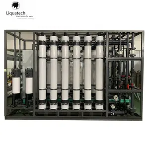 Modular design Large capacity Ultrafiltration RO water purity machines with hollow fiber membranes