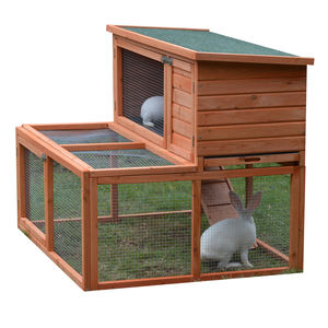 Conejera para exteriores, casa <span class=keywords><strong>de</strong></span> conejo <span class=keywords><strong>de</strong></span> madera, casa <span class=keywords><strong>de</strong></span> animales pequeños, Jaula <span class=keywords><strong>de</strong></span> madera para mascotas, jaula <span class=keywords><strong>de</strong></span> cría <span class=keywords><strong>de</strong></span> conejos con caja nido - Product Image 4