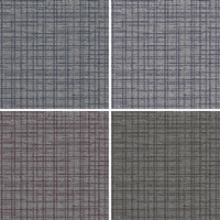 Dalles de moquette en nylon teint en masse 50x50cm à poils bouclés, modulaires carrées pour projets de bureaux, OEM