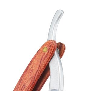 Afeitadora Manual con cuchilla de acero inoxidable, maquinilla de afeitar recta para cara de hombre, afeitado de barba y cabello de peluquero - Product Image 6