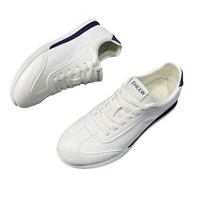 Chaussures d'entraînement allemandes plates en cuir pleine fleur de style européen, légères et luxueuses, pour hommes, nouvelles, polyvalentes, sportives et décontractées