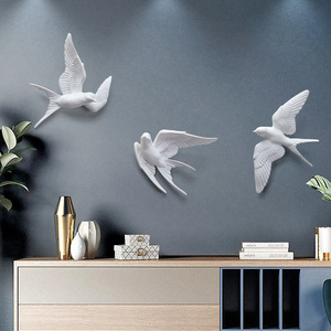 Oiseau porte bonheur de luxe en trois dimensions, décoration murale pour salle de séjour, <span class=keywords><strong>Art</strong></span> créatif - Product Image 6