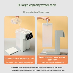 Dispensador de <span class=keywords><strong>Agua</strong></span> Instantáneo de 3L, Frío y Caliente, de Doble Uso, Ahorro de Energía, 2000W, para Uso Doméstico, Bebida Directa, Rápido - Product Image 4