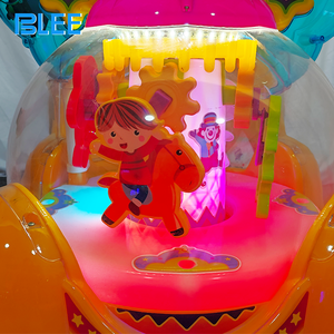 Popular Kiddie Ride Deer Park Swing Car Paseo <span class=keywords><strong>en</strong></span> movimiento animado que funciona con monedas con música para niños Ideal para centro comercial y FEC - Product Image 6