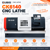 Tour CNC CK6140, portée de coupe 400 mm, longueur de travail 650 mm, alésage de broche 52 mm, patins usinés, lit plat, machine-outil CNC horizontale pour métaux