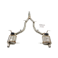 ING pour Mercedes Benz SLK200 R230 Catback Valvetronic tuyaux d'échappement en acier inoxydable avec silencieux de soupape pièces de Performance automatique