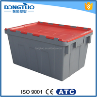 Vente de caisses mobiles en plastique personnalisées, boîte emboîtable et empilable 600*400