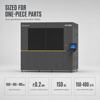 Imprimante 3D SLA monobloc de 1,6 m, double laser 3Wx2, volume d'impression de 1,28 m², haute vitesse, équipement de prototypage industriel de grande taille
