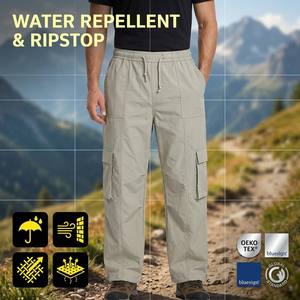 <span class=keywords><strong>Pantalon</strong></span> cargo de <span class=keywords><strong>randonnée</strong></span> pour homme Saiki, résistant à l'eau, Ripstop, multi-poches, <span class=keywords><strong>pantalon</strong></span> technique de plein air avec ourlet réglable pour la <span class=keywords><strong>randonnée</strong></span> - Product Image 3