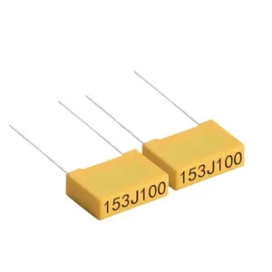 CL27 0.015 미크로포맷/100v P = 10MM 153J 필름 커패시터 CL23 금속성 폴리 에스터 필름 커패시터 필터링