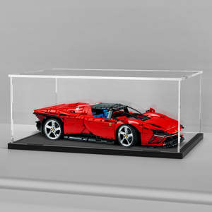 1:8 1:<span class=keywords><strong>18</strong></span> 1:24 modèle LEGOs vitrine de voiture boîte d'affichage de bureau anti-poussière pour cadeau de Collection - Product Image 1