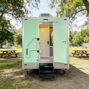 Remorque de toilettes portables, remorque de toilettes mobiles <span class=keywords><strong>avec</strong></span> <span class=keywords><strong>douche</strong></span> pour les travailleurs de chantier - Product Image 3