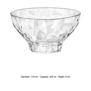Bol à glace Bormioli Rocco Dessert Diamond Mini 22,5 cl 11 x 6 h cm pour restaurants, hôtels, fournitures en gros, vaisselle - Product Image 3