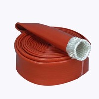 Manchon tressé en fibre de verre de haute qualité pour protection contre le feu et isolation haute température, température de fonctionnement 260°C
