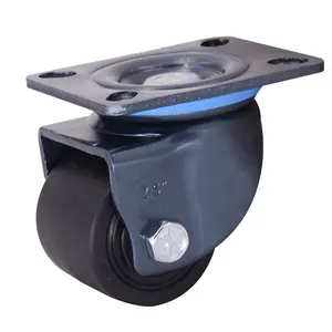 Wholesale Price 2.5" Industrial Low Gravity Swivel PA Caster Wheel With Top Plate