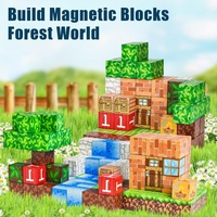 Fabricante con 25 Años de Experiencia Bloques Magnéticos de Construcción Set Mi Mundo de Imanes Jardín Juguetes para Niños Mayores de 3 Años