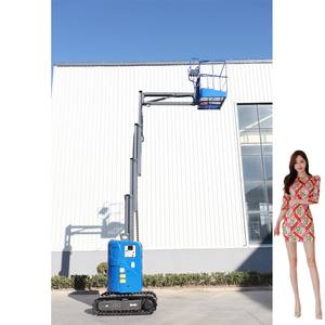 Plataforma de elevación aérea 200kg 0.2ton Máquina de elevación Tipo de manga Plataforma con altura de elevación de 4,8 M - Product Image 4