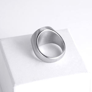 Anillo de Acero Inoxidable R201, Sello de Lucifer de la Geometría Sagrada, Llave Menor del Demonio de Salomón, Amuleto de la Cábala, Talismán, Joyería - Product Image 5