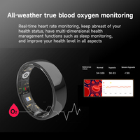 Anneau intelligent de suivi du sommeil, moniteur d'activité physique, écran tactile, réveil, suivi de santé, tension artérielle iOS