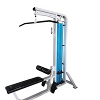 Appareil de musculation multifonctionnel professionnel pour la musculation du dos, avec système de charge par poulie, pour Lat Pulldown assis et Rameur assis