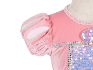 Tv & Movie Ariel fiesta de cumpleaños vestir niños Halloween Cosplay niñas sirena vestido rosa princesa disfraz con accesorios - Product Image 4
