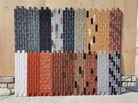 Panneaux de revêtement en pierre de brique rouge imitation 3D en mousse PU légère, faciles à installer et imperméables pour les murs intérieurs et extérieurs