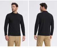 Magliette da Corsa a Manica Lunga con Mezza Zip, Design OEM ODM, Tessuto Elastico Traspirante ad Asciugatura Rapida, Alta Qualità, Logo Personalizzato