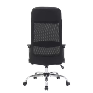 Chaise de bureau ergonomique moderne noire pour adultes, chaise de direction pivotante en tissu maillé réglable pour <span class=keywords><strong>visiteurs</strong></span> - Product Image 5