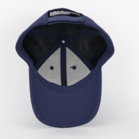 Sombrero Polo de 6 paneles de invierno para hombre, gorra deportiva de poliéster transpirable de estilo callejero americano a la moda con letras bordadas en 3D
