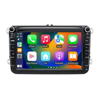 Autoradio multimédia central 2 Din 9 pouces, lecteur MP5, Android Auto, Apple Carplay, Bluetooth audio pour VW
