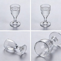 Verre à shot miniature de 10 ml avec logo personnalisé, sans plomb, de haute qualité, écologique, en verre transparent pour la dégustation de spiritueux et de liqueurs