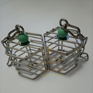 กล่องให้อาหารนกแก้วแบบแขวนสำหรับมาคอว์นกสีเทานกกระตั้ว - Product Image 4